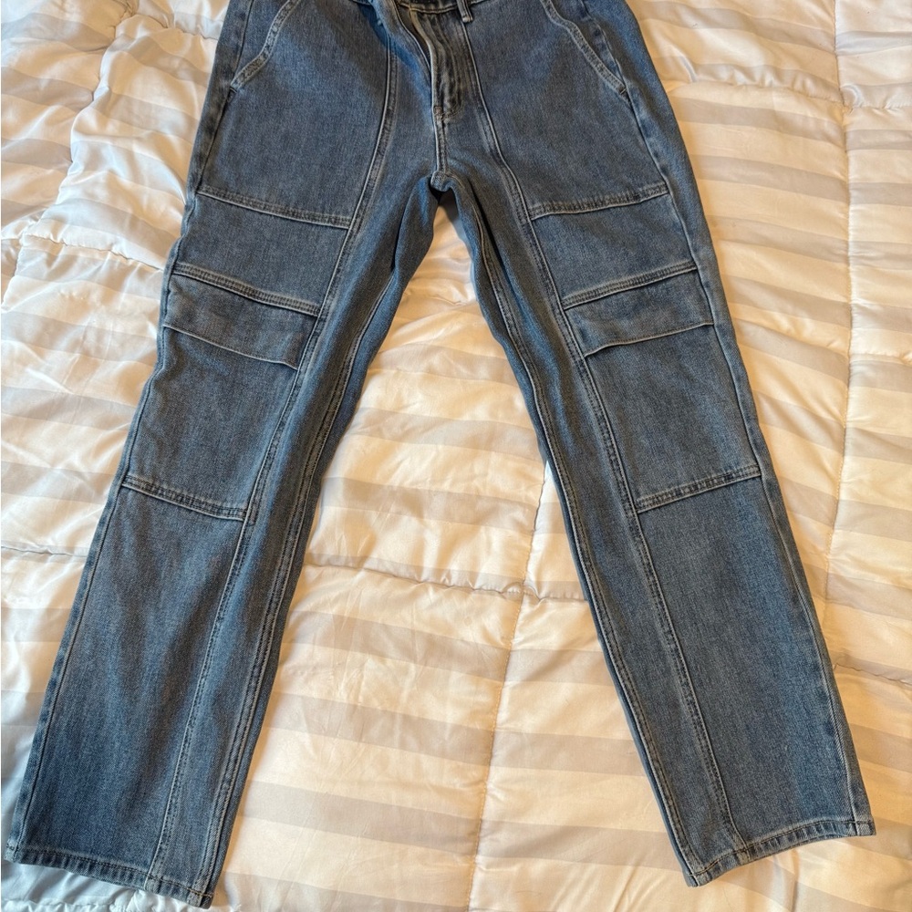 White House Black Market Blue Ankle Jeans